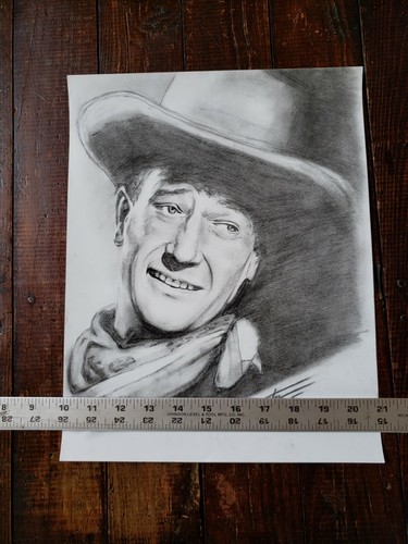 John wayne portrait - portrait, original